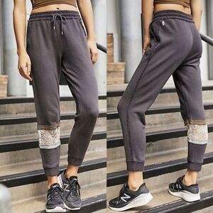 Free People Movement Dream Catcher Jogger Sweatpants Black Medium